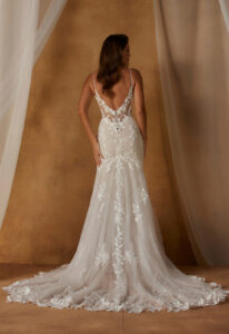 Nicola by Madi Lane Fitted Lace Wedding Dress at Love it at Stella's Bridal Shop in Westminster Maryland